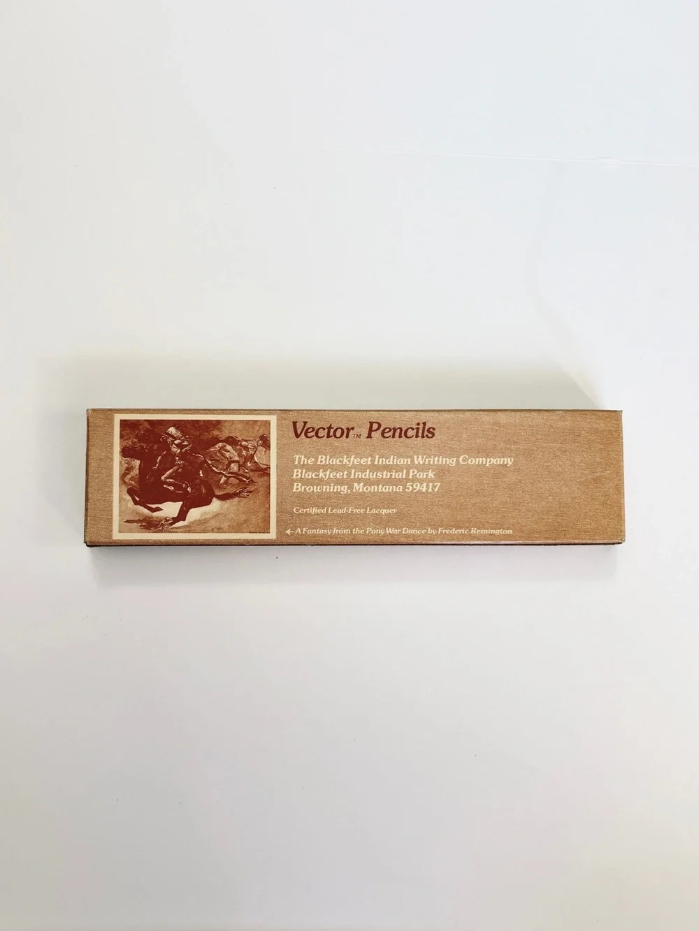 Vector Atlantic Richfield ARCO No 2 Pencils Box of 12 Blackfeet Indian WritingCo